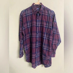 Ralph Lauren Plaid Flannel Shirt Size XL Long Sleeve Button Down